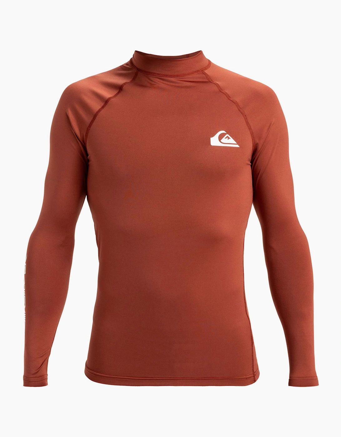 Quiksilver Men's Red Everyday Upf 50 0 Long Sleeve Rash Vest - Size: 2XL