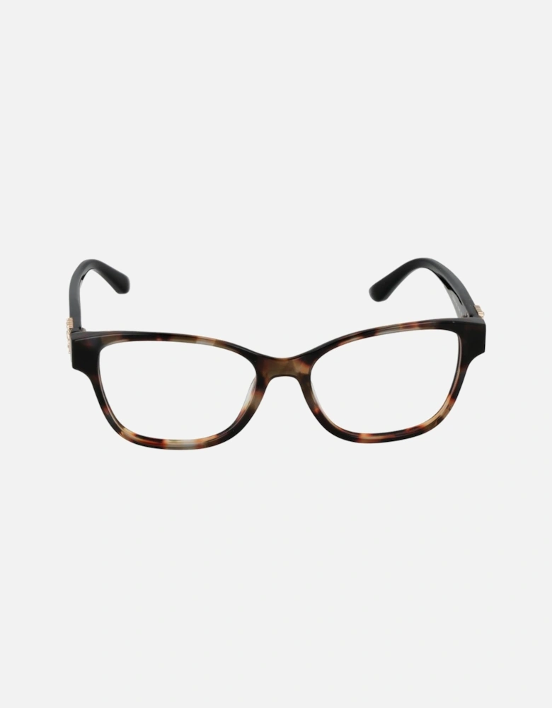 Square Full-Rim Acetate Frame Glasses Women - Brown