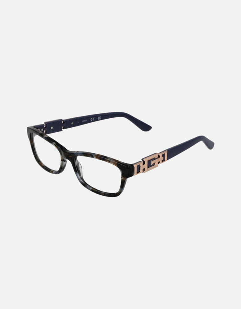 Grey Acetate Full-Rim Rectangle Glasses Women - Gray Frames