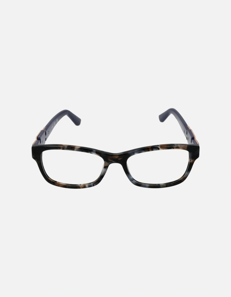 Grey Acetate Full-Rim Rectangle Glasses Women - Gray Frames