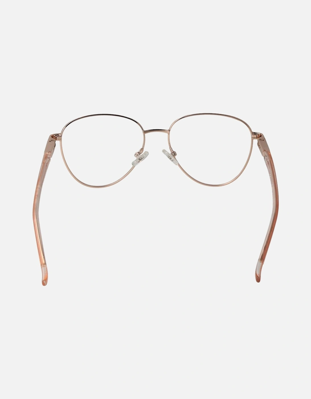 Round Metal Full-Rim Eyeglasses Unisex - Rose Gold Frames