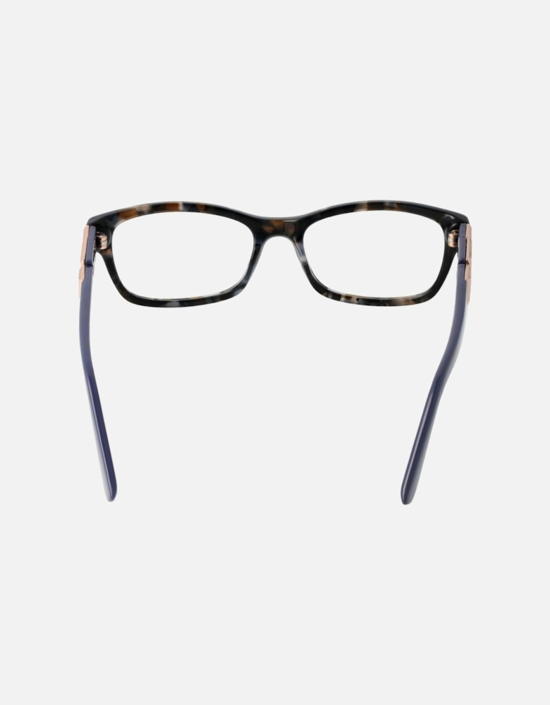 Grey Acetate Full-Rim Rectangle Glasses Women - Gray Frames