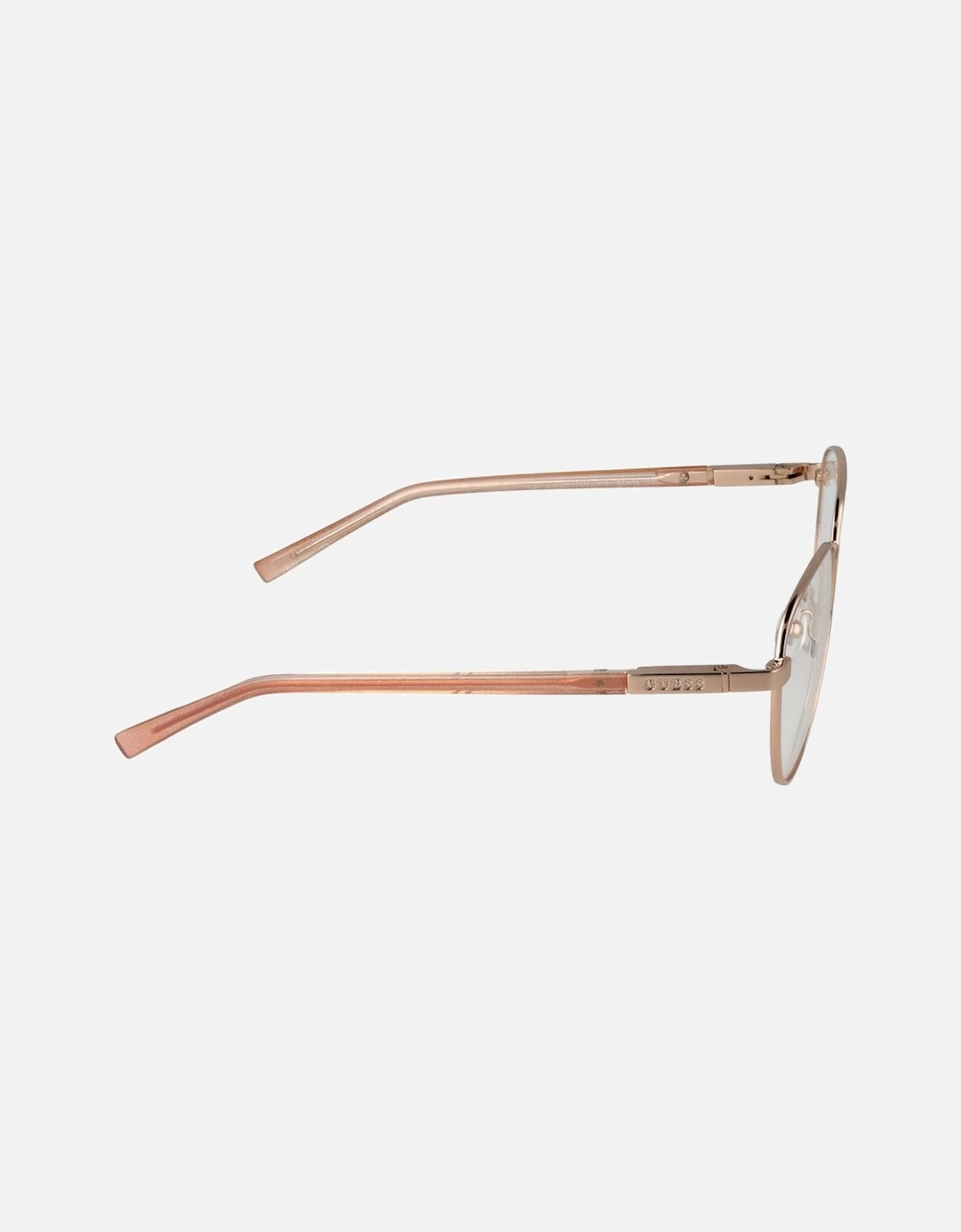 Round Metal Full-Rim Eyeglasses Unisex - Rose Gold Frames