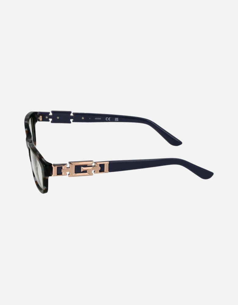 Grey Acetate Full-Rim Rectangle Glasses Women - Gray Frames