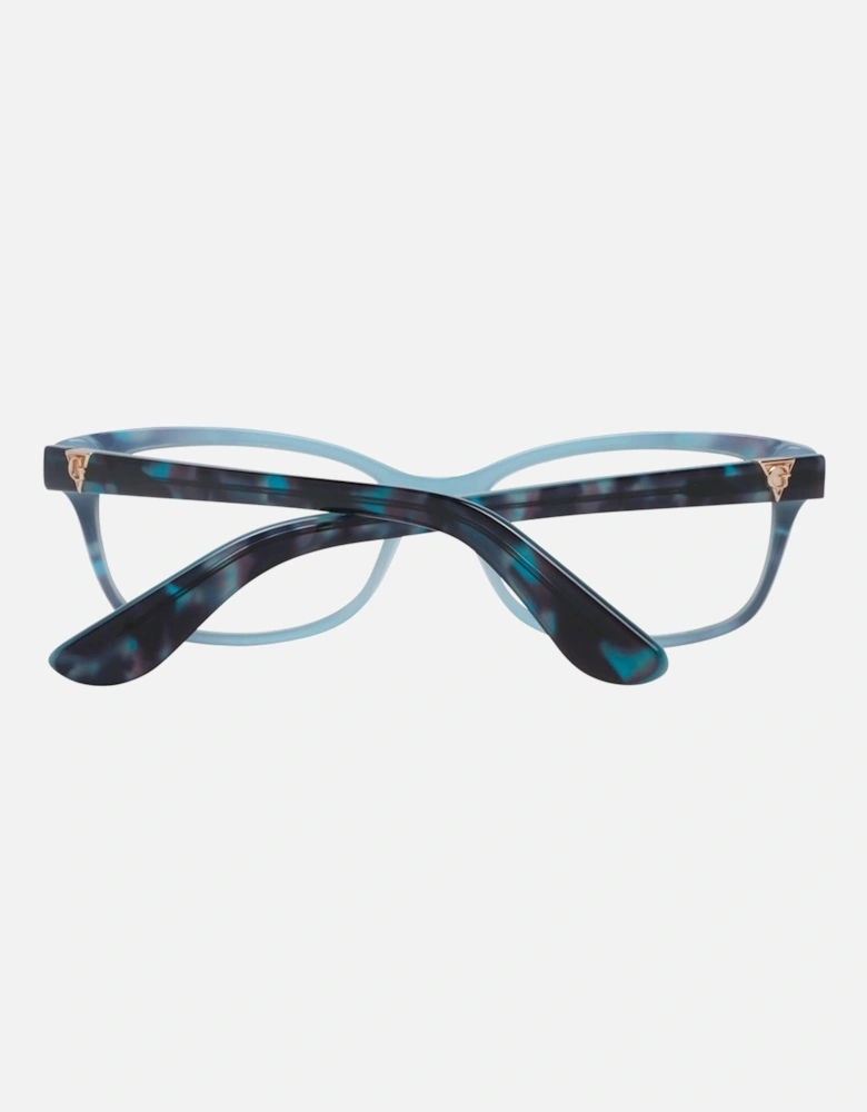 Rectangle Full-Rim Plastic Frame Glasses Women - Turquoise
