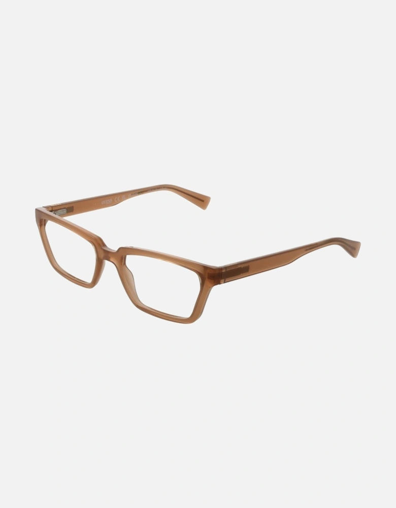 Rectangle Full-Rim Sunglasses with Spring Hinge Women - Beige Frames