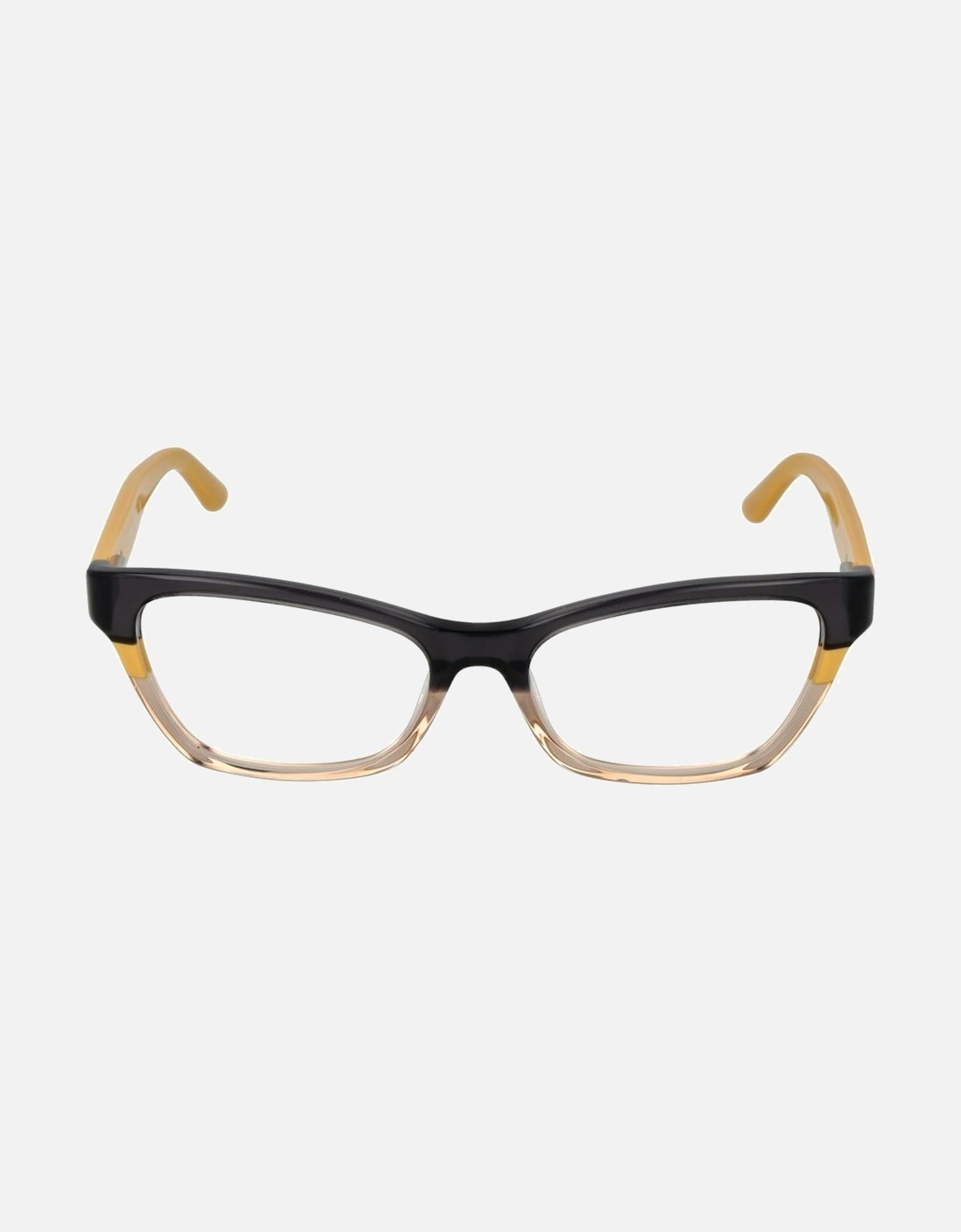 Acetate Full-Rim Rectangle Glasses Women - Black Frames