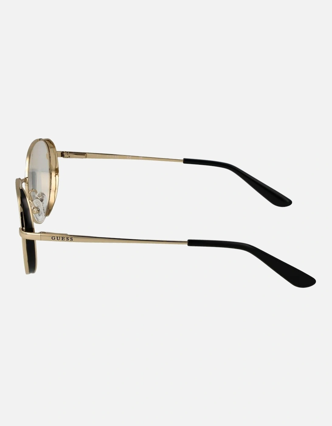 Metal Round Full-Rim Glasses with Demo Lenses Women - Gold Frames