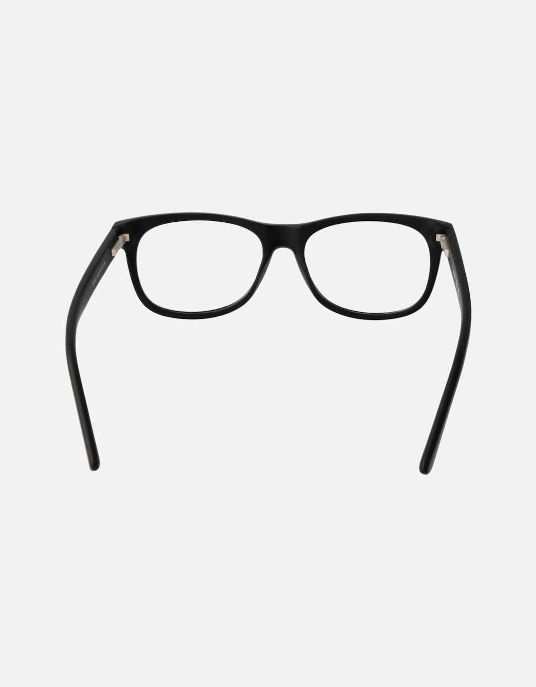 Acetate Full-Rim Square Frame Eyeglasses Unisex - Black