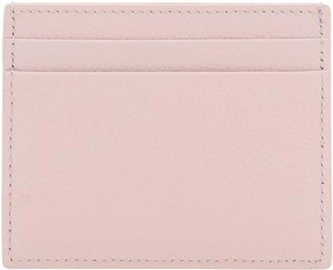 Leather Card Holder with VLogo Plaque Women - Multicolor Wallets
