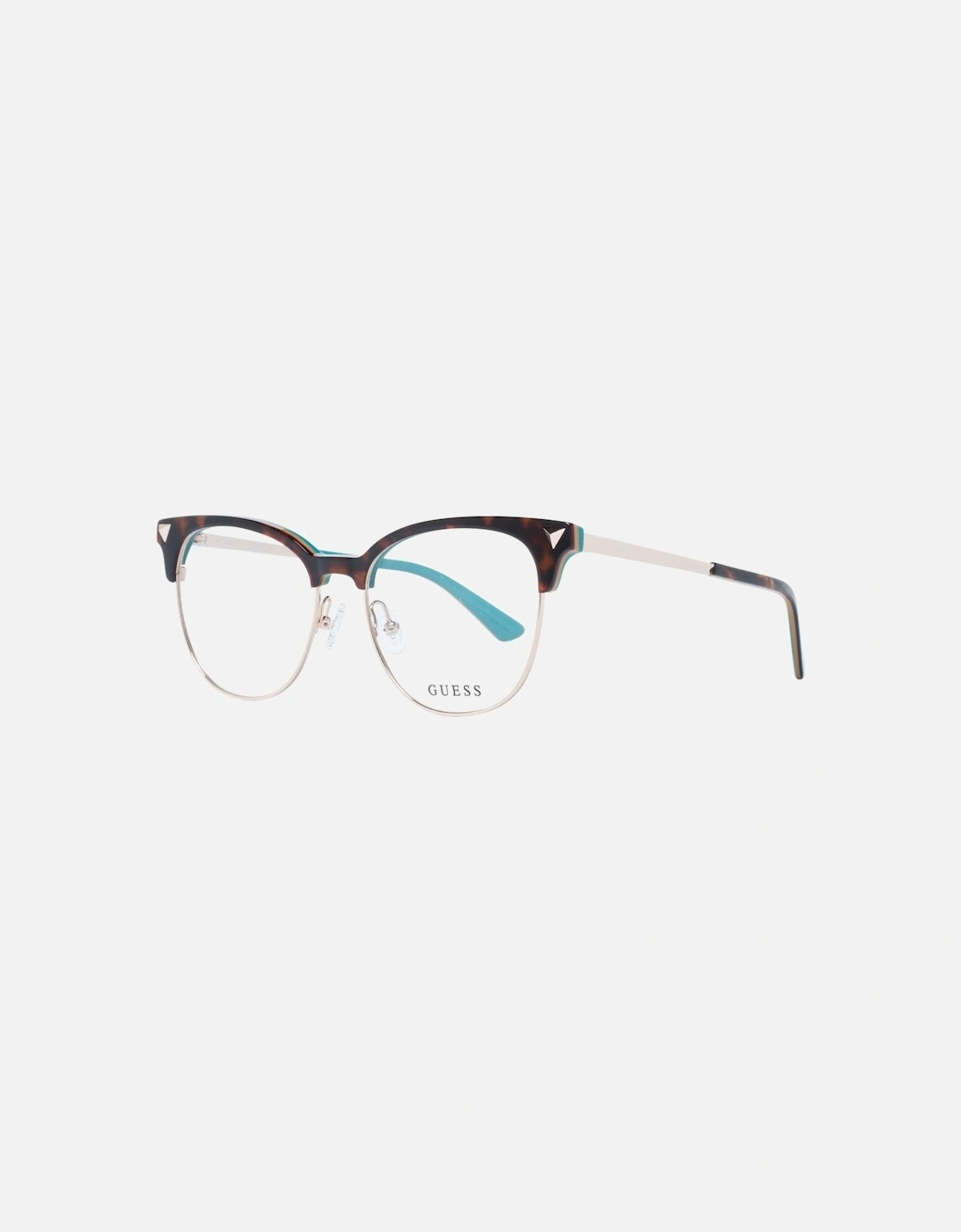 Browline Metal & Plastic Frame Glasses Women - Brown, 4 of 3