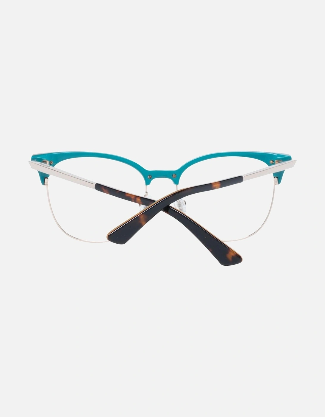 Browline Metal & Plastic Frame Glasses Women - Brown