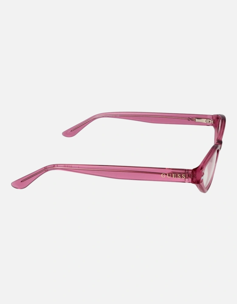 Oval Full-Rim Acetate Frame Glasses Women - Pink