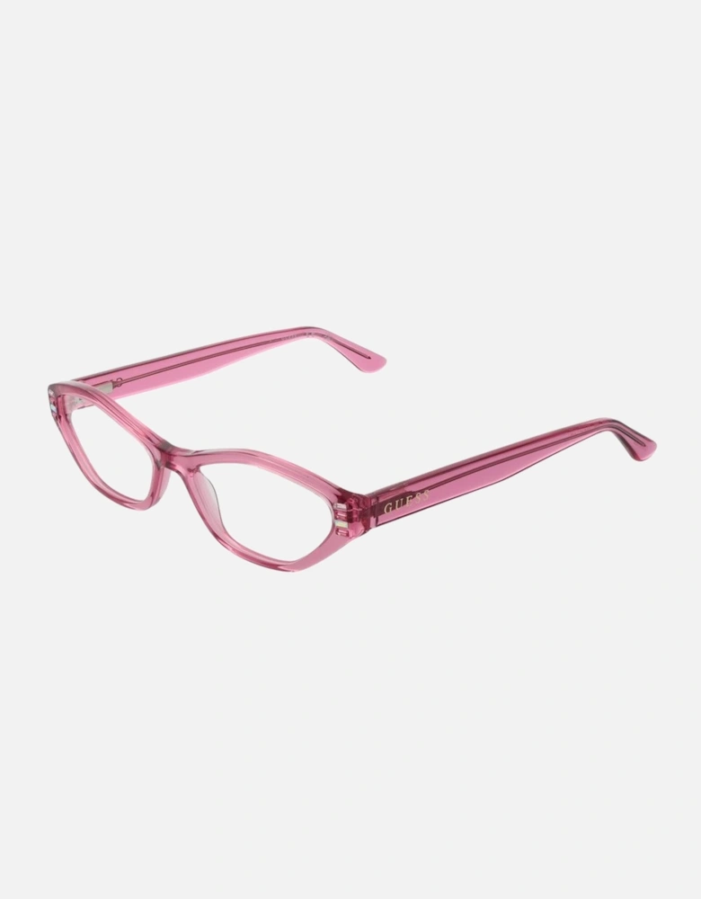 Oval Full-Rim Acetate Frame Glasses Women - Pink