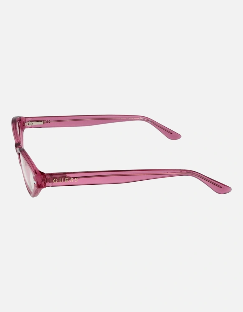 Oval Full-Rim Acetate Frame Glasses Women - Pink