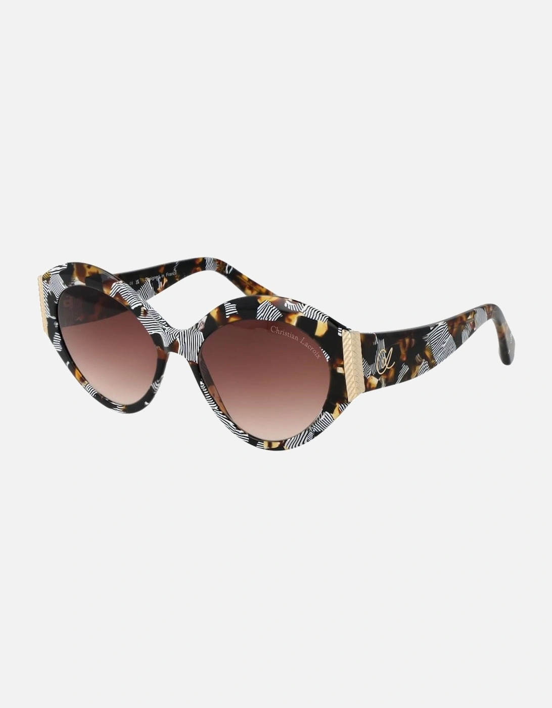 Cat Eye Gradient Sunglasses with Acetate Frame Women - Multicolor, 4 of 3