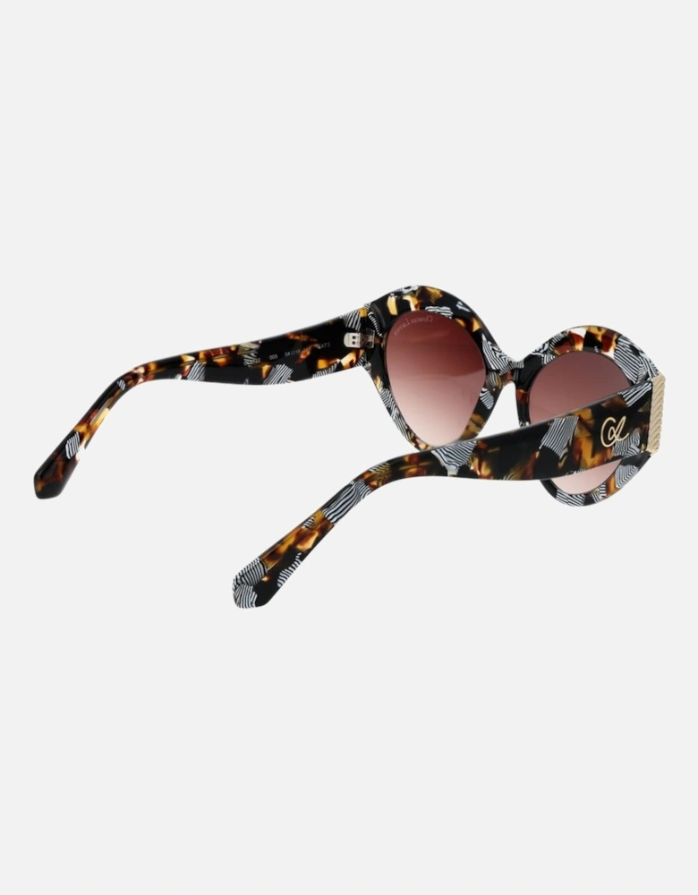 Cat Eye Gradient Sunglasses with Acetate Frame Women - Multicolor