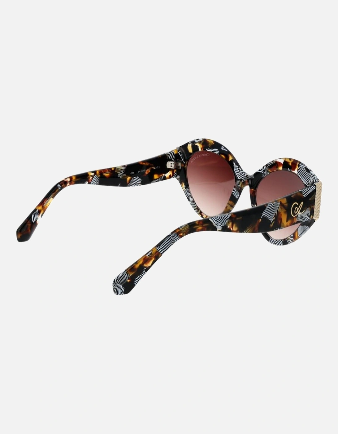 Cat Eye Gradient Sunglasses with Acetate Frame Women - Multicolor