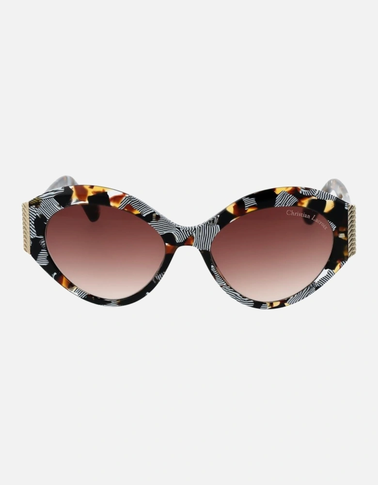 Cat Eye Gradient Sunglasses with Acetate Frame Women - Multicolor
