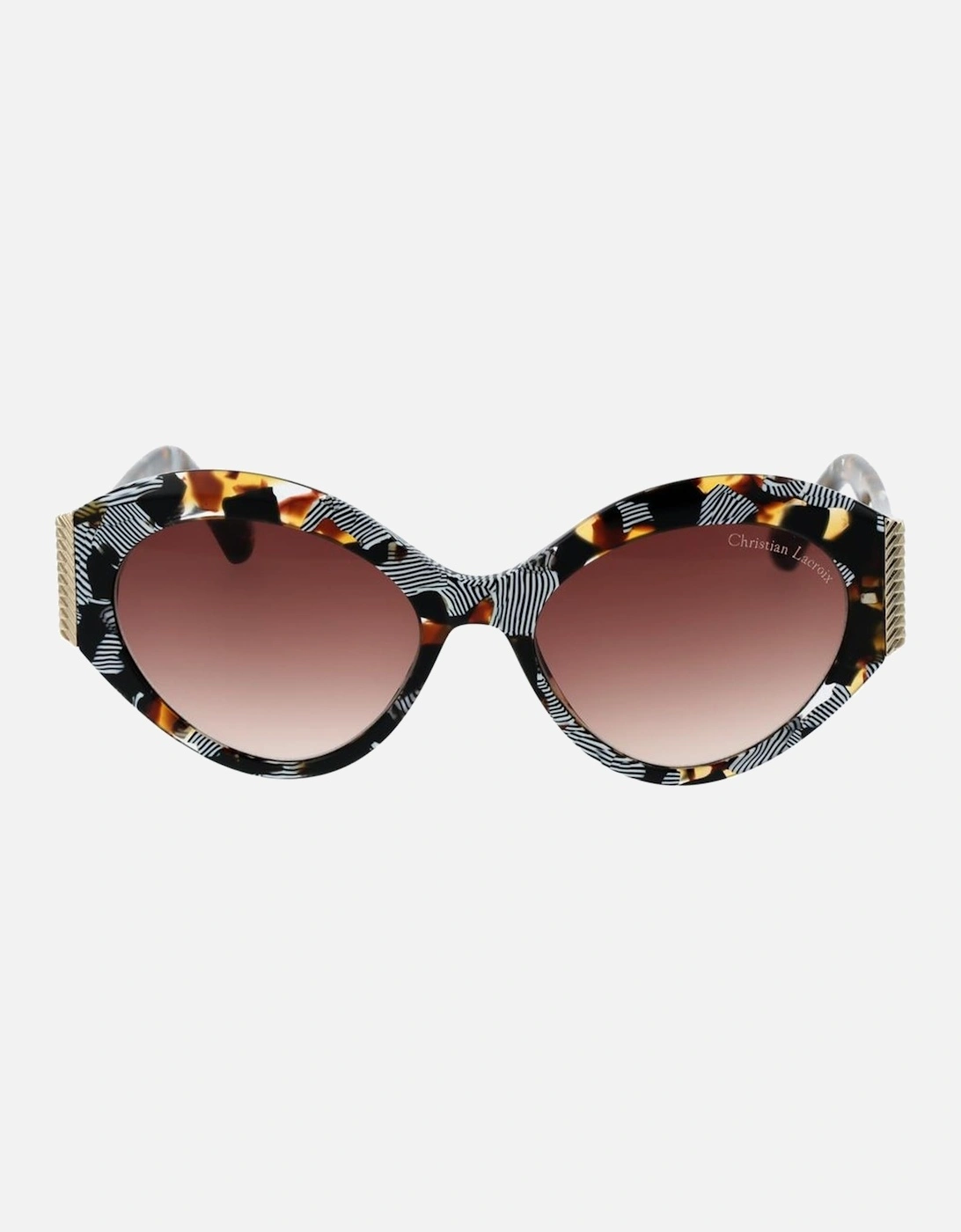 Cat Eye Gradient Sunglasses with Acetate Frame Women - Multicolor