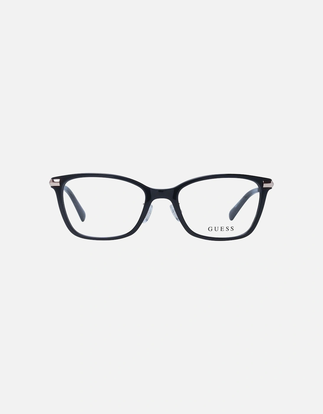 Rectangle Full-Rim Plastic Frame Glasses Women - Black
