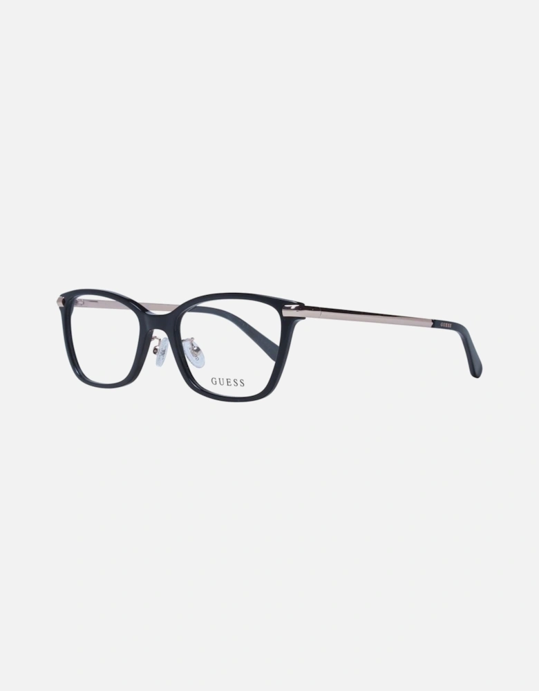 Rectangle Full-Rim Plastic Frame Glasses Women - Black