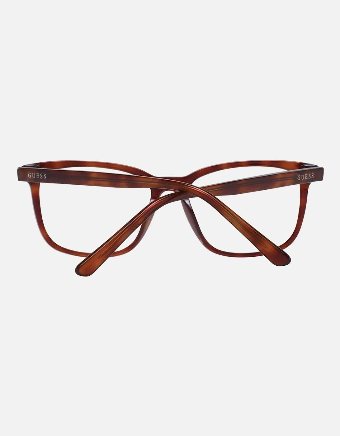 Full-Rim Square Plastic Frame Glasses Unisex - Brown