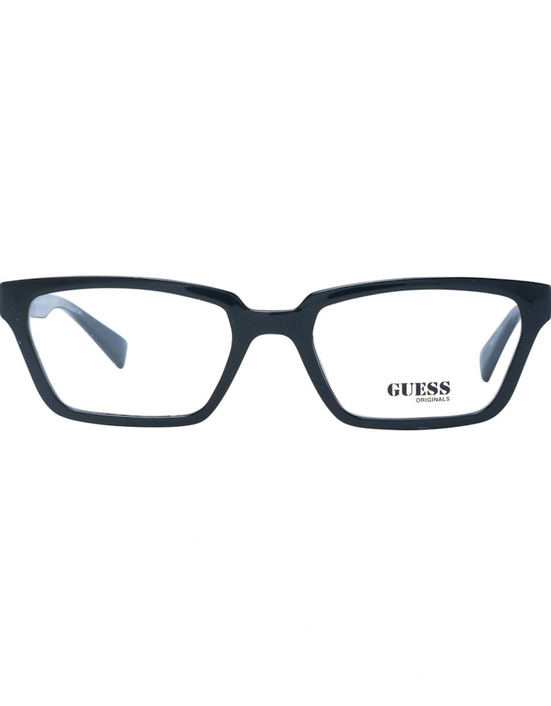 Rectangle Full-Rim Plastic Frame Glasses Women - Black