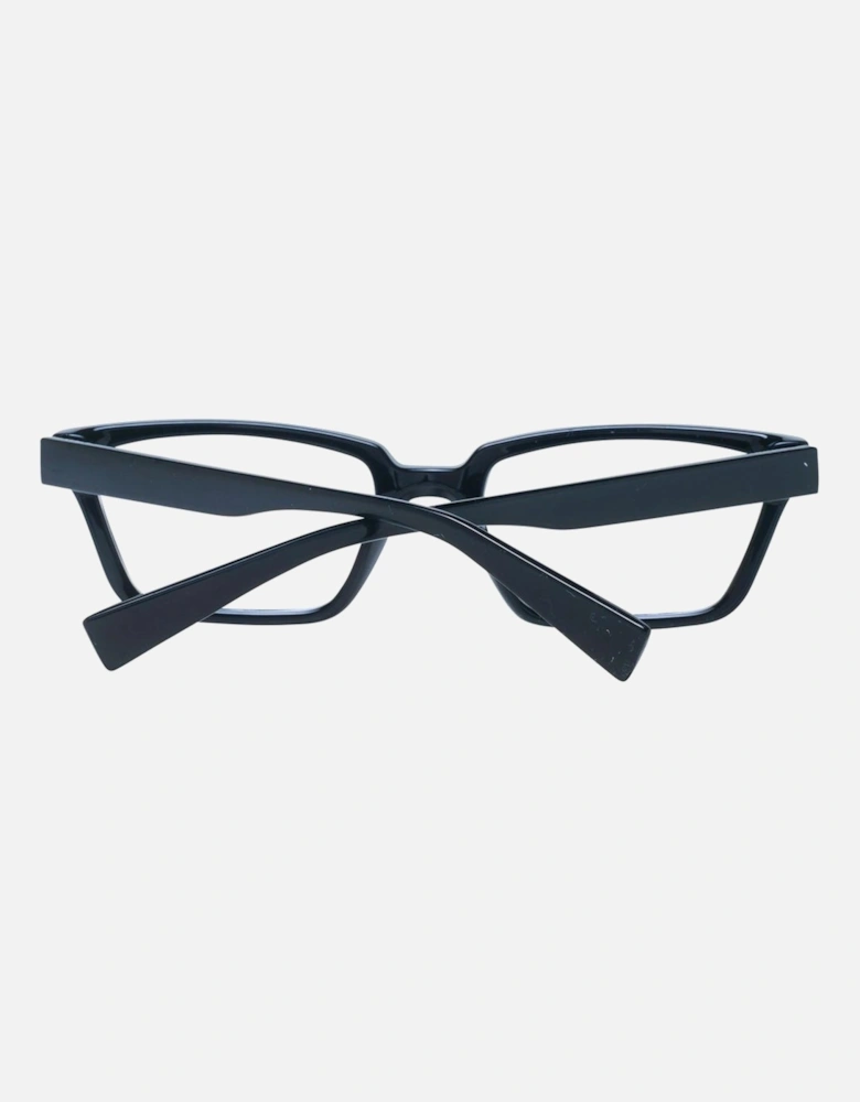 Rectangle Full-Rim Plastic Frame Glasses Women - Black