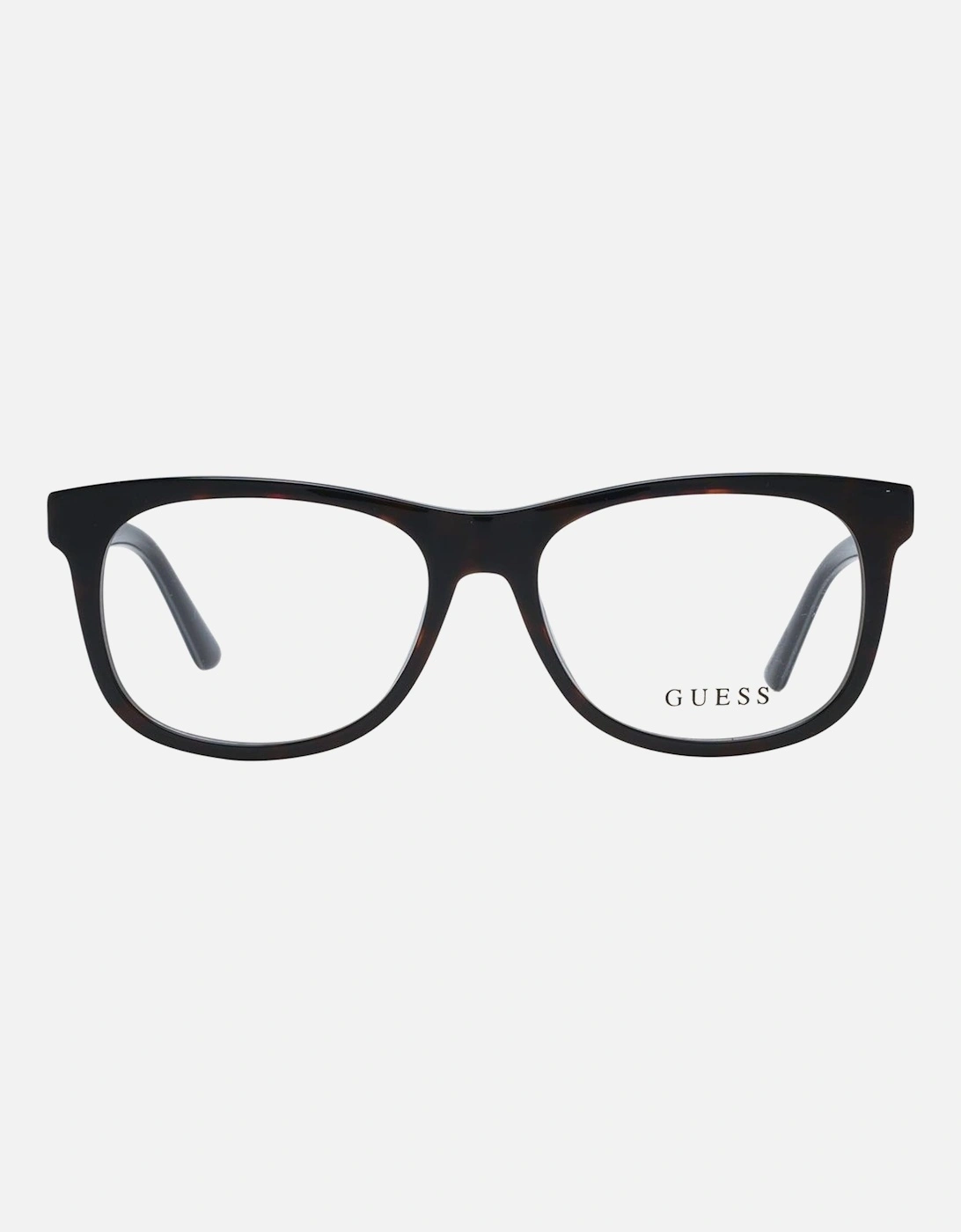 Full-Rim Square Plastic Frame Glasses Unisex - Brown