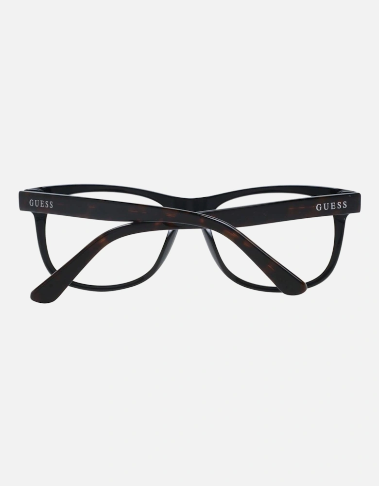 Full-Rim Square Plastic Frame Glasses Unisex - Brown