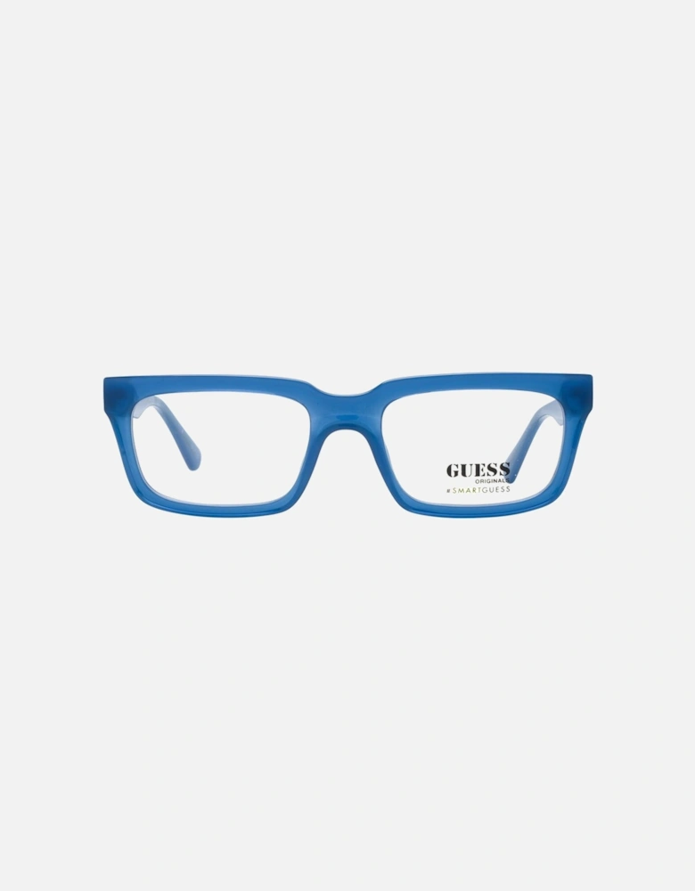Full-Rim Rectangle Plastic Eyeglasses Unisex - Blue Frames