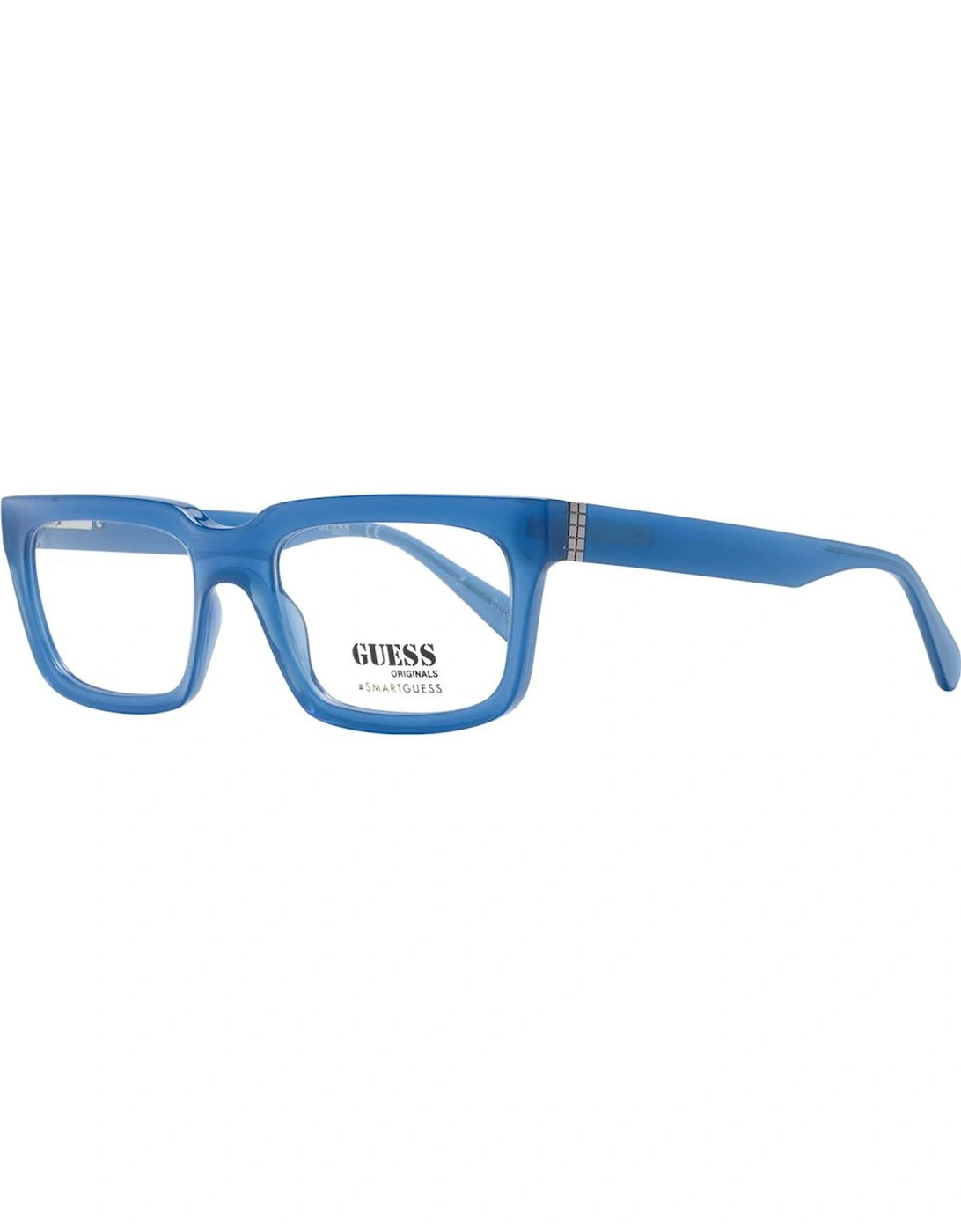 Full-Rim Rectangle Plastic Eyeglasses Unisex - Blue Frames, 4 of 3