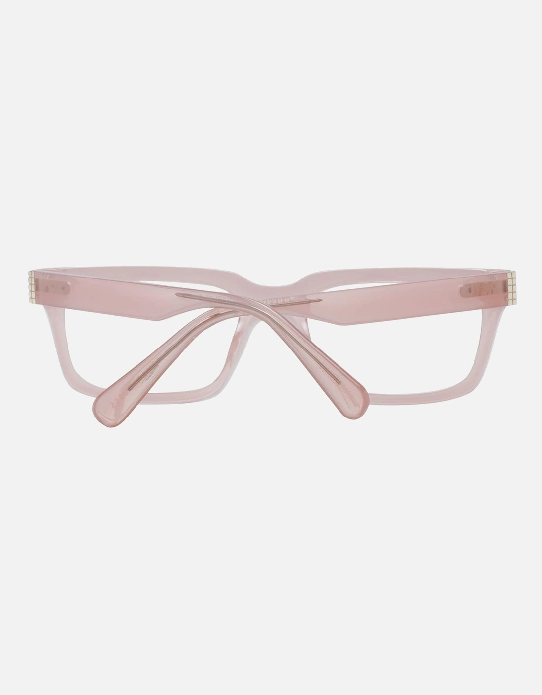 Rectangle Full-Rim Plastic Frame Glasses Women - Pink