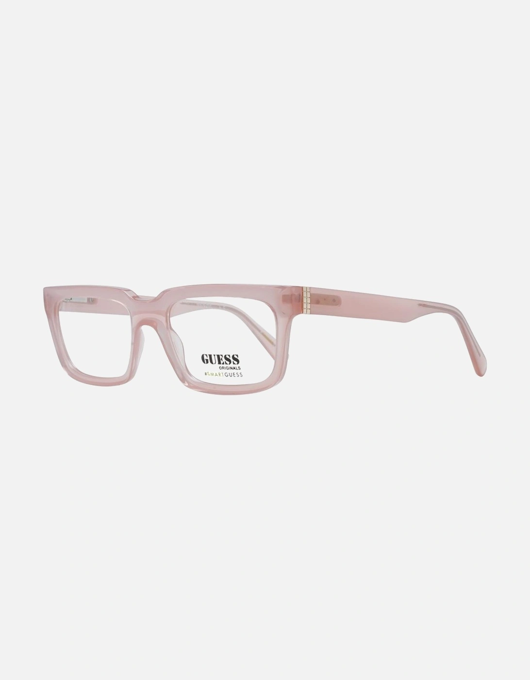 Rectangle Full-Rim Plastic Frame Glasses Women - Pink, 4 of 3