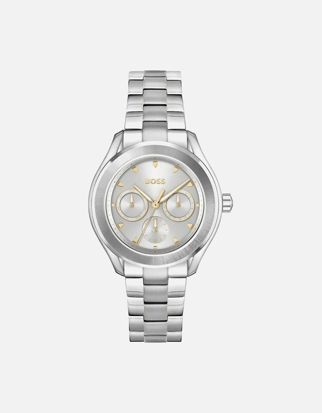 Quartz Stainless Steel Analog Watch Unisex - Silver Unisex Watches, 3 of 2