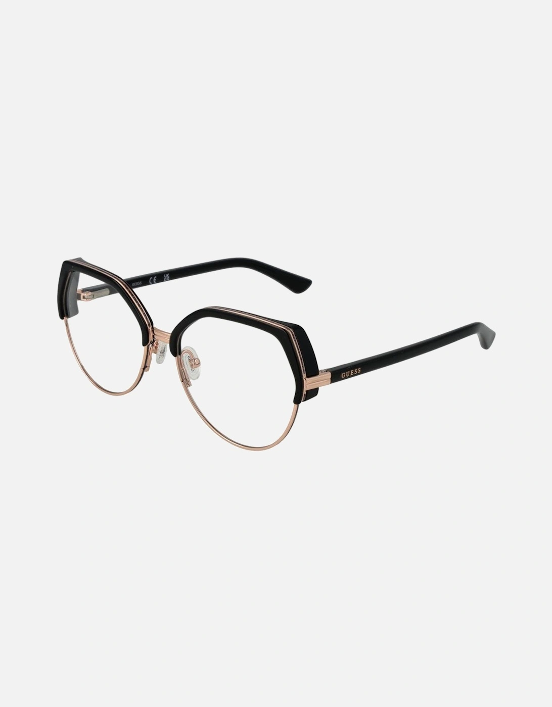 Round Full-Rim Black Frame Eyeglasses Women, 6 of 5