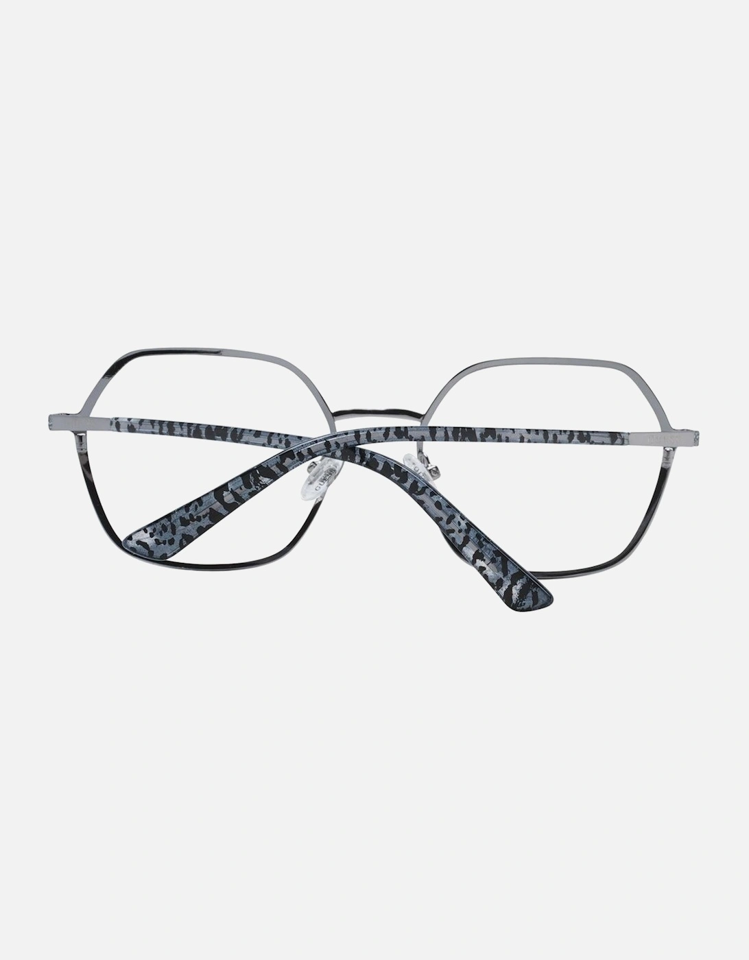 Full-Rim Square Metal Frame Glasses Women - Silver
