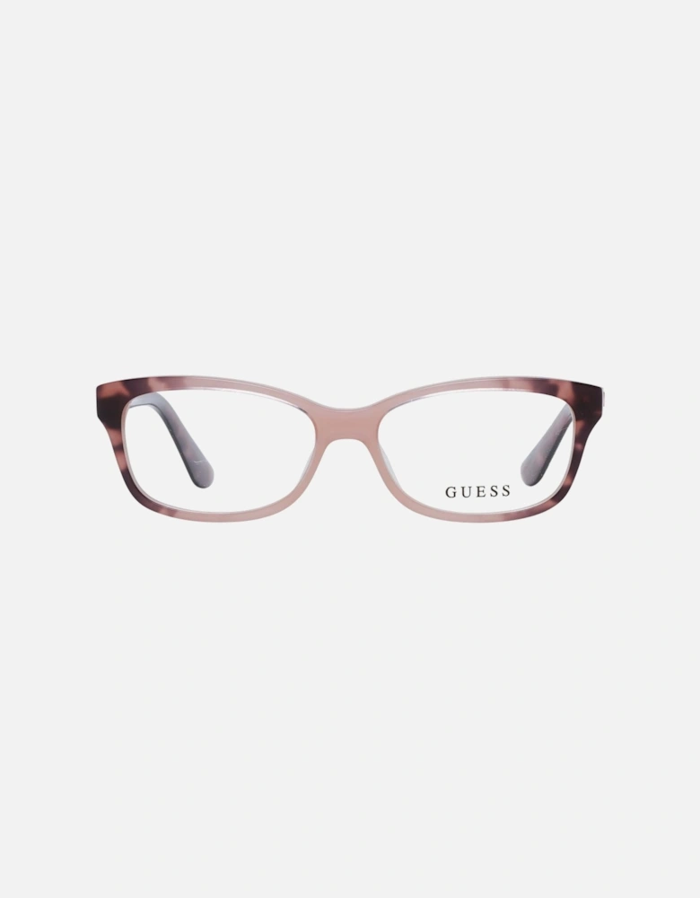 Full-Rim Rectangle Plastic Frame Glasses Women - Pink