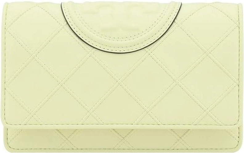 Leather Crossbody Wallet with Removable Chain Strap Women - Cream, 5 of 4