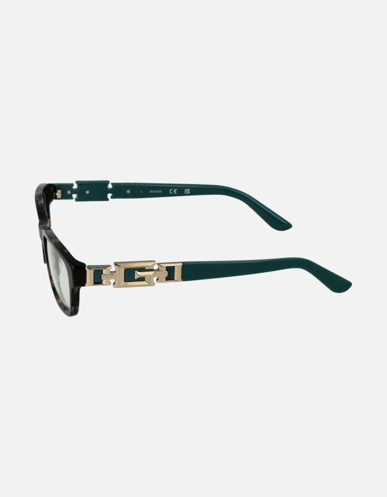 Rectangle Full-Rim Acetate Frame Glasses Women - Black