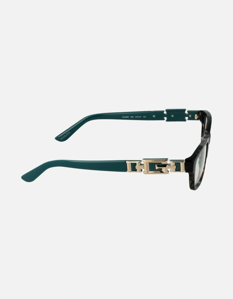 Rectangle Full-Rim Acetate Frame Glasses Women - Black