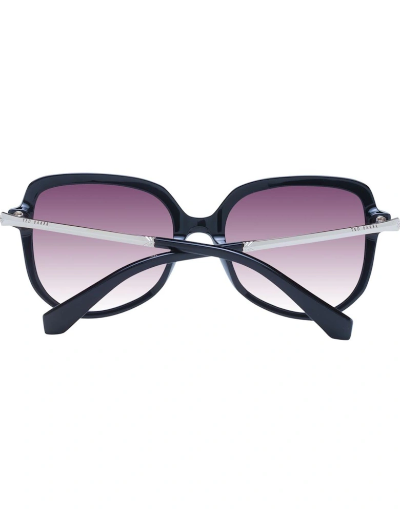 Butterfly Gradient Full-Rim Sunglasses with Black Acetate Frame Women