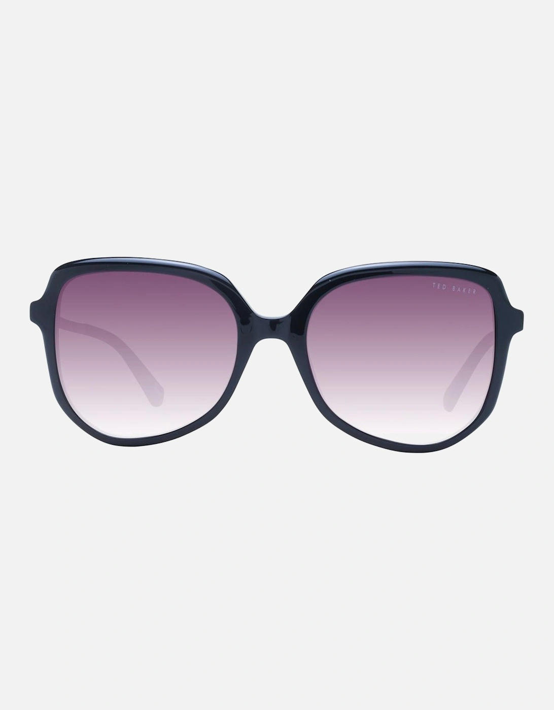 Butterfly Gradient Full-Rim Sunglasses with Black Acetate Frame Women