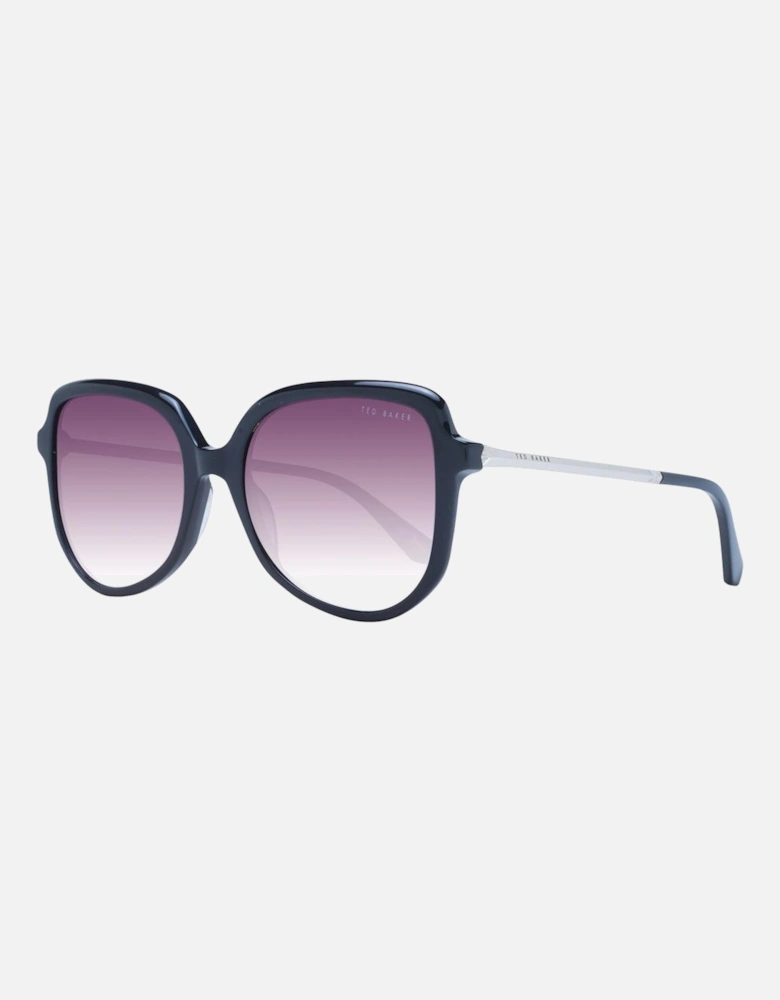 Butterfly Gradient Full-Rim Sunglasses with Black Acetate Frame Women