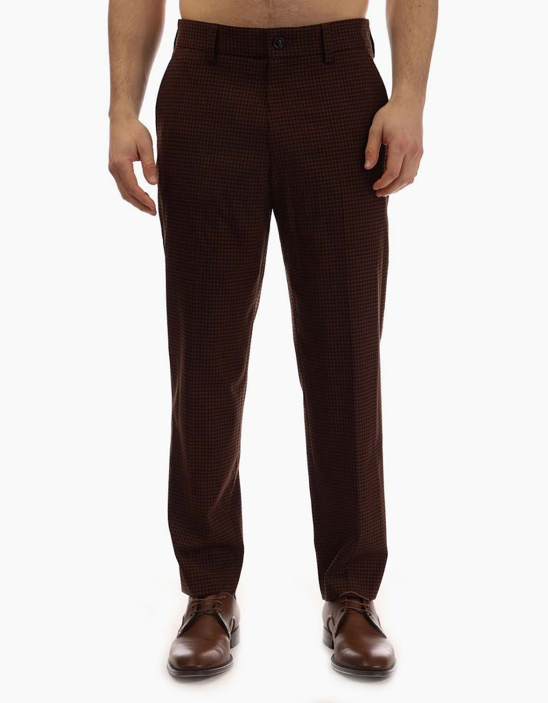 Hugo Boss Men's Brown Perin3 Trousers - : 30/32 30R