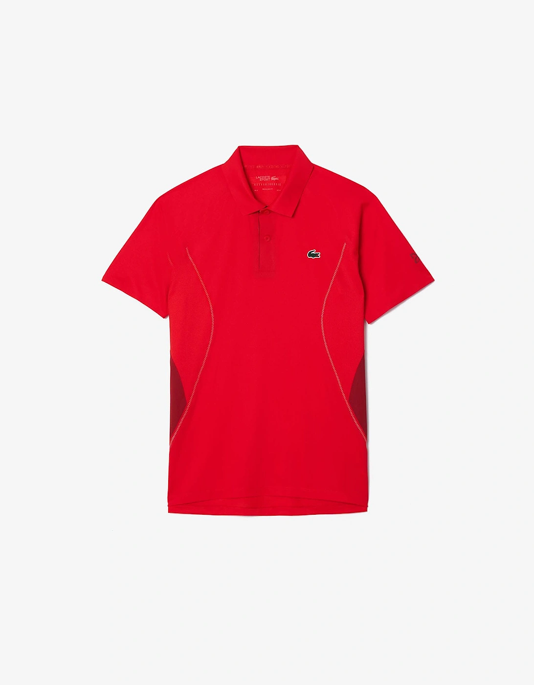 Lacoste Men's Tennis x Novak Djokovic Regular-Fit Polo Shirt - Red - Size: 44