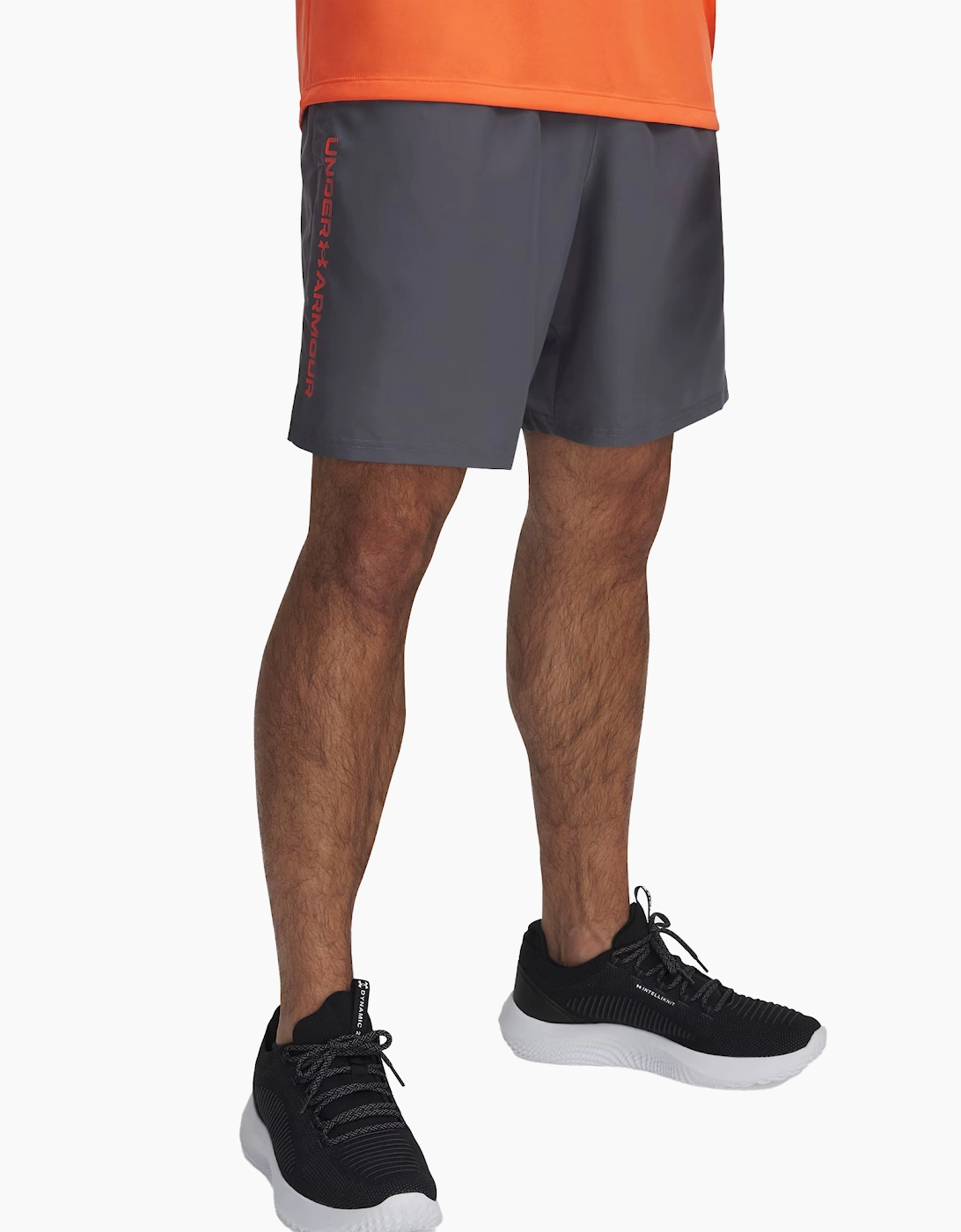 Under Armour Men's Castle Rock Grey Technical Wordmark Woven Shorts  3XL
