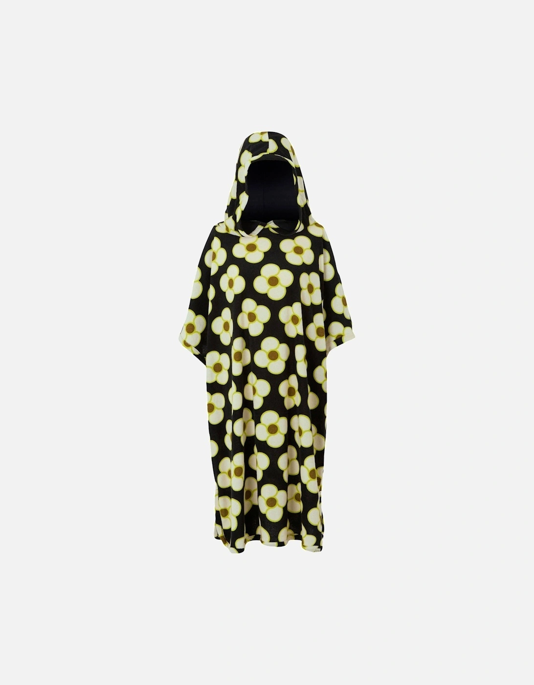 Regatta Women's Black / Orla Kiely Ii Spinning Flower Towelling Robe - : L-Xl