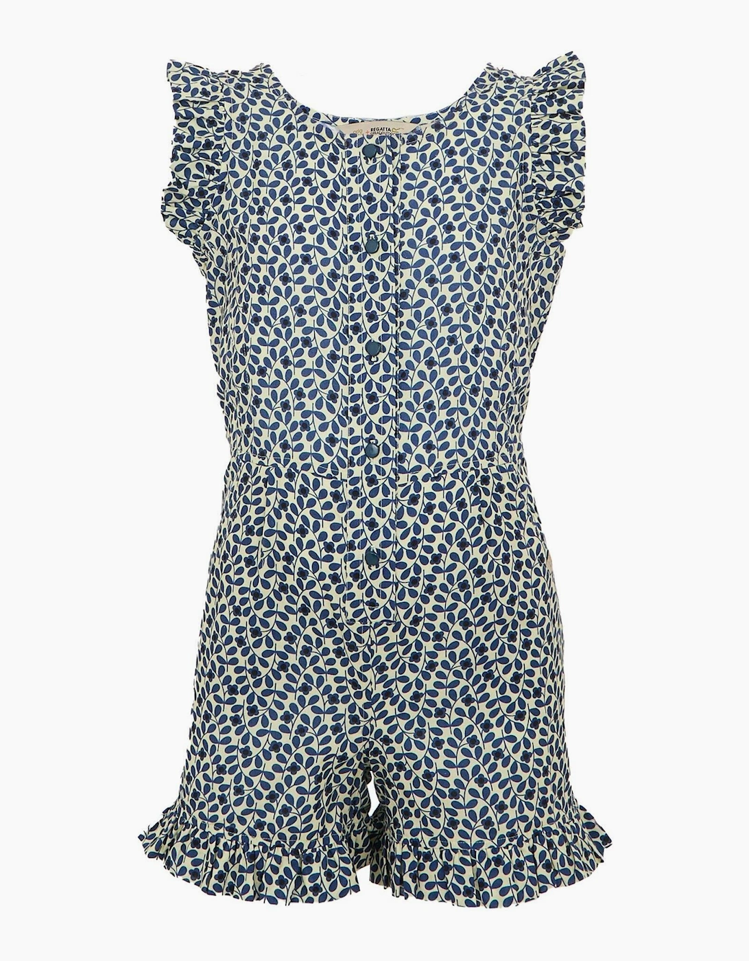Regatta Girls Blue Girl's Orla Kiely Jasmine Flower Playsuit - - : Years Size 13